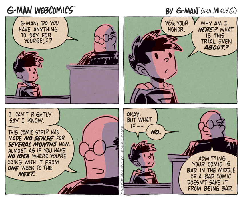 G-Man Webcomics #252: No Sense