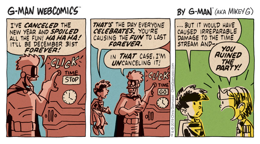 G-Man Webcomics #256: Welcome to the Party, Pal