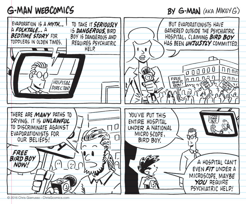 G-Man Webcomics #75: Headline News