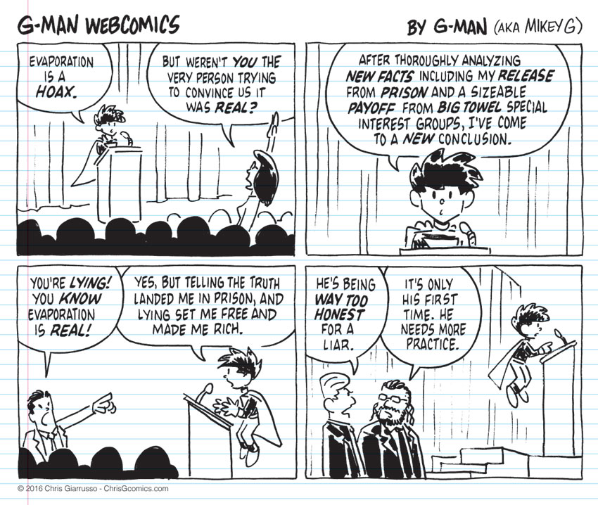 G-Man Webcomics #78: To Tell the Truth