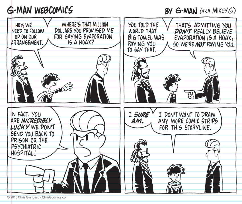 
G-Man Webcomics #80: Throwin’ in the Big Towel
