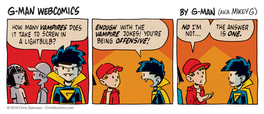 G-Man Web Comics #90: Vamped Up
