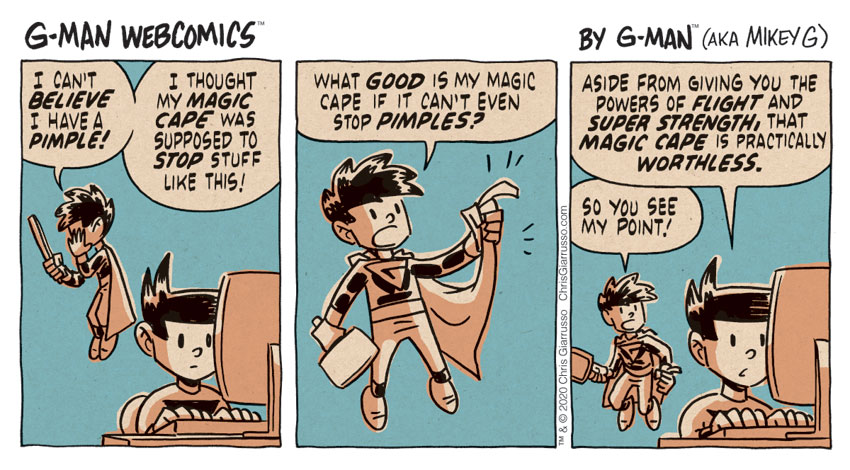 G-Man Webcomics #267: Pimple Power