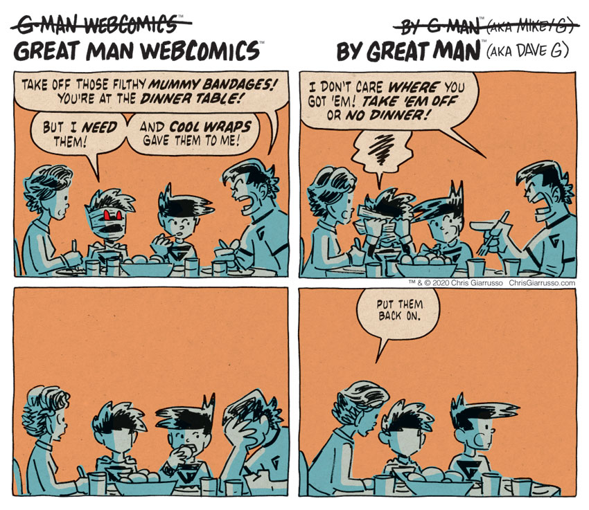 G-Man Webcomics #285: Dinner