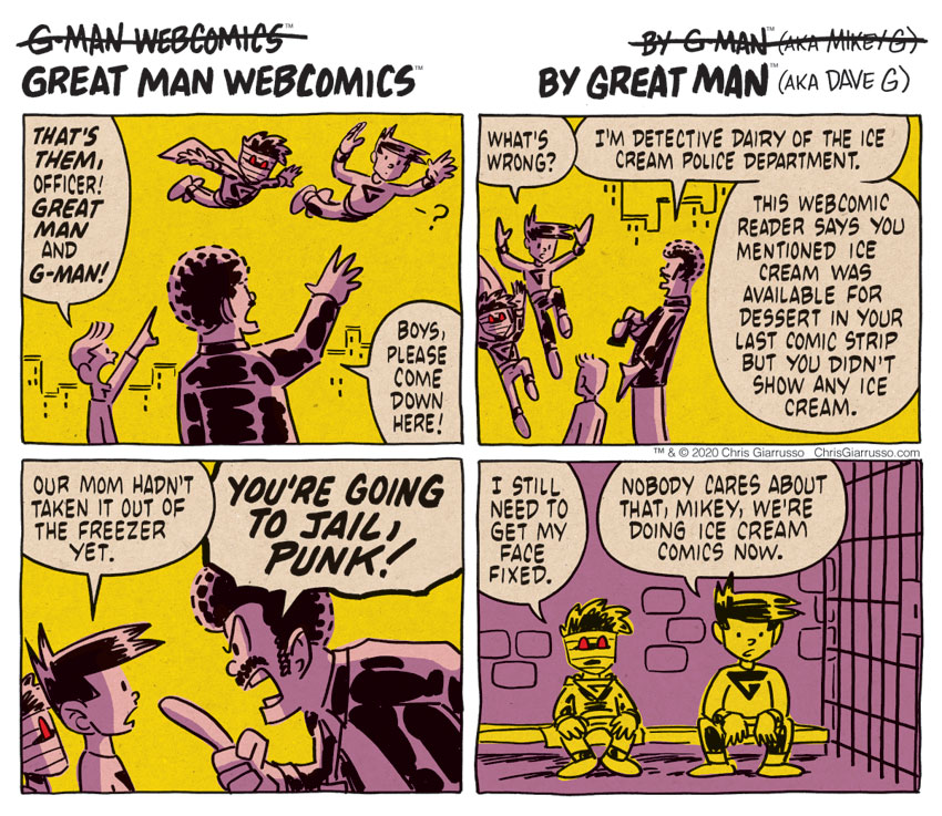 G-Man Webcomics #287: Ice Cream Police