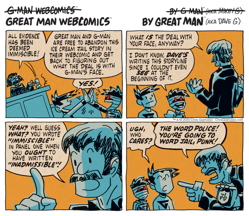 G-Man Webcomics #290: Ice Cream Wrap