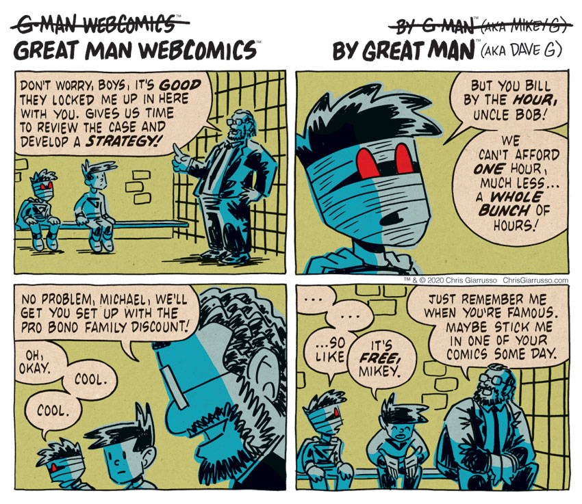 G-Man Webcomics #294: Pro Bono