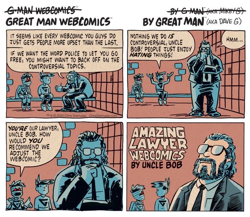 G-Man Webcomics #295: Adjustments