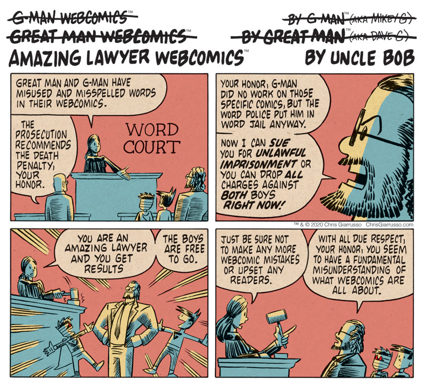 G-Man Webcomics #297: Word Court
