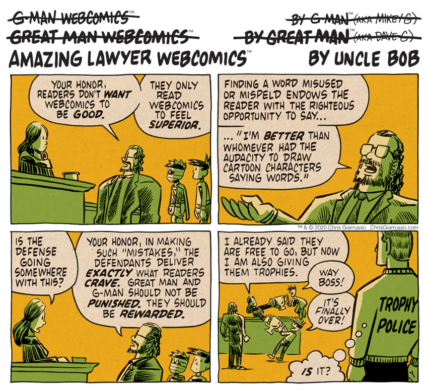 G-Man Webcomics #298: Defense Rests