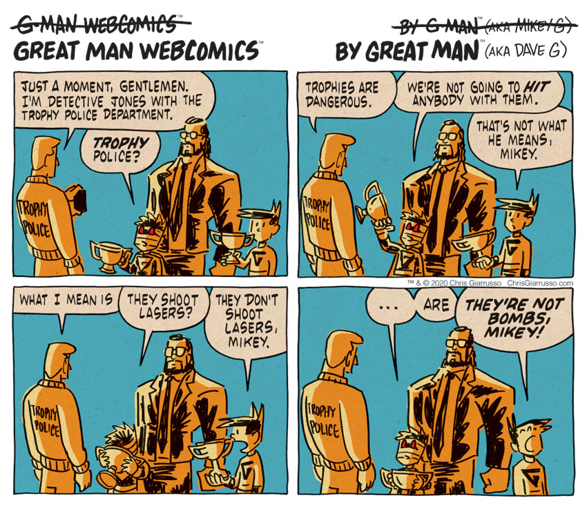 G-Man Webcomics #299: Trophy Police
