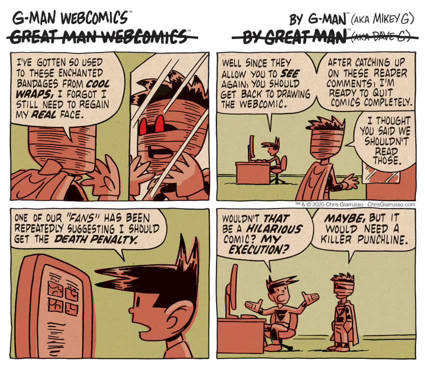 G-Man Webcomics #303: Saving Face