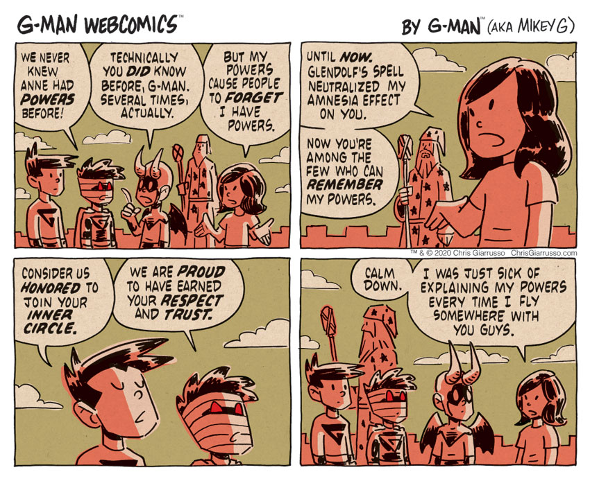 G-Man Webcomics #316: Powers