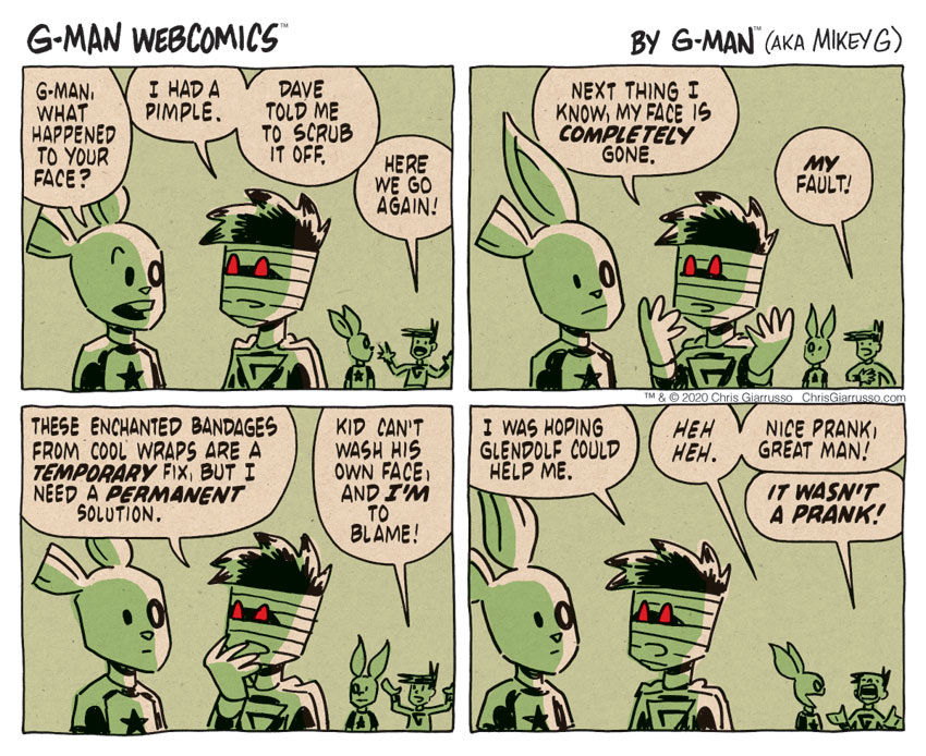 G-Man Webcomics #318: What Happened?