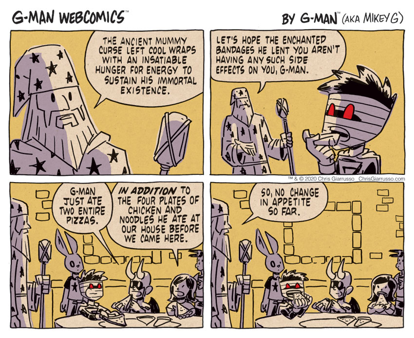 G-Man Webcomics #319: Mummy Curse