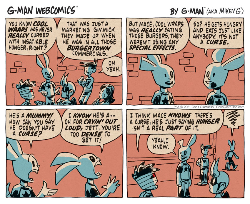 G-Man Webcomics #320: Mummy's Curse