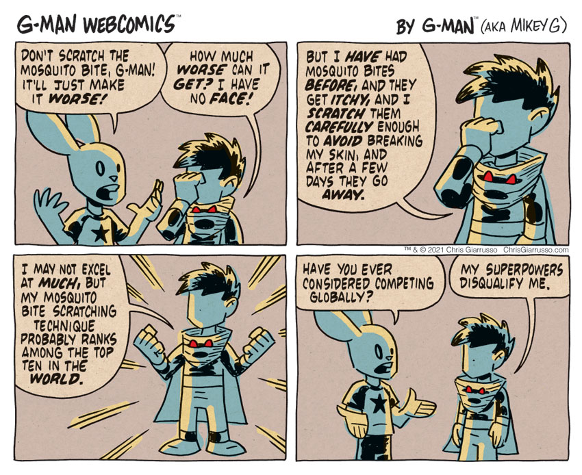 G-Man Webcomics #322: Don't Scratch