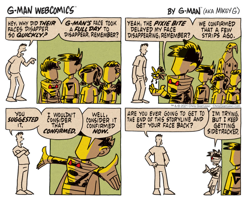 G-Man Webcomics #338: Sidetracked