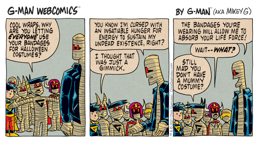 G-Man Webcomics #348: Got 'Stumes?