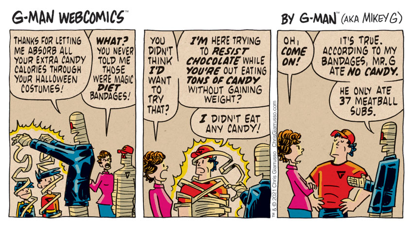 G-Man Webcomics #350: Calories