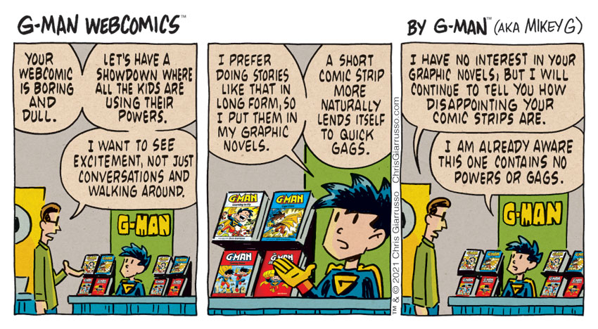 G-Man Webcomics #351: I Want
