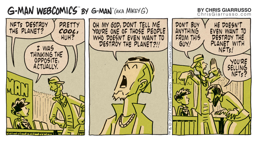 G-Man Webcomics #362: NFTs are Dangerous