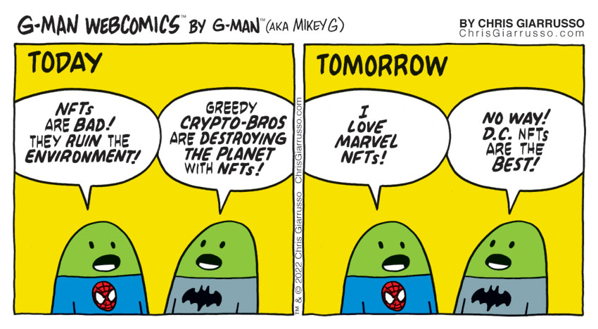 G-Man Webcomics #366: Today / Tomorrow