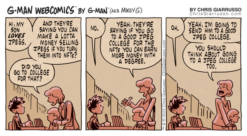 G-Man Webcomics #367: Jpeg College
