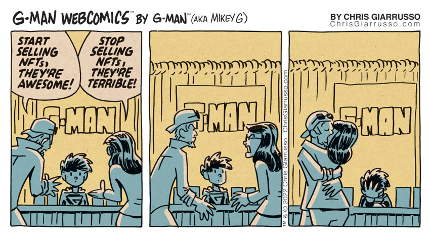 G-Man Webcomics #368: NFT Adversaries