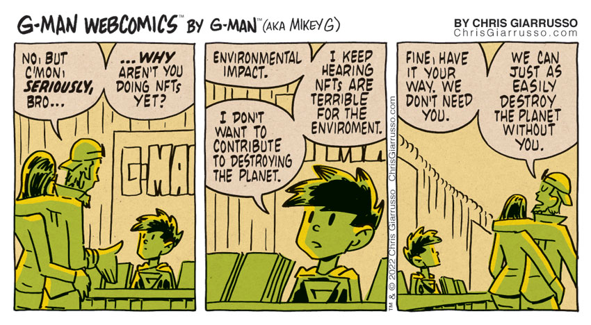 G-Man Webcomics #369: NFT Planet