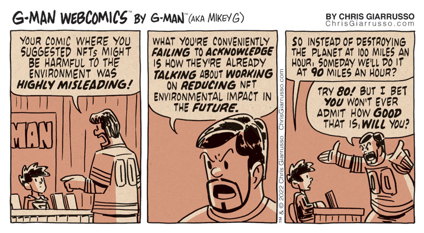 G-Man Webcomics #370: NFT Environment