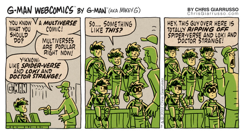 G-Man Webcomics #375: Multiverse