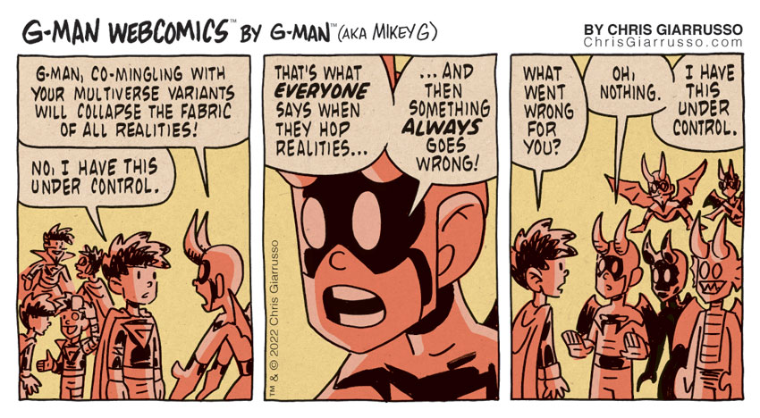 G-Man Webcomics #378: Multiverse Variants