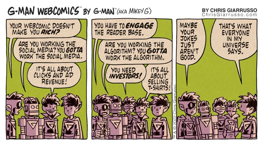 G-Man Webcomics #382: Multiverse Webcomics