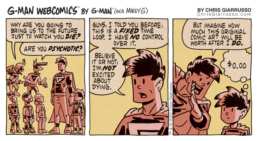 G-Man Webcomics #393: Futile-ture?