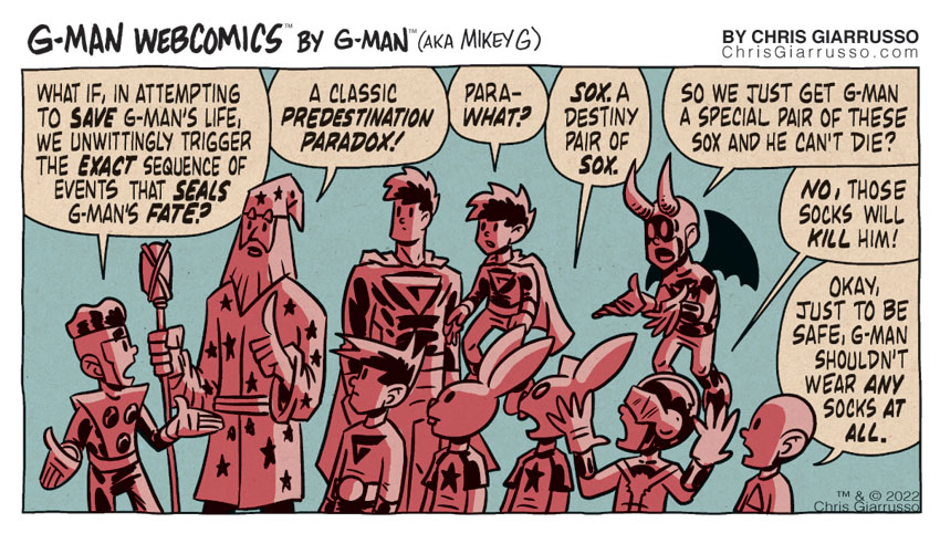 G-Man Webcomics #395: Paradox