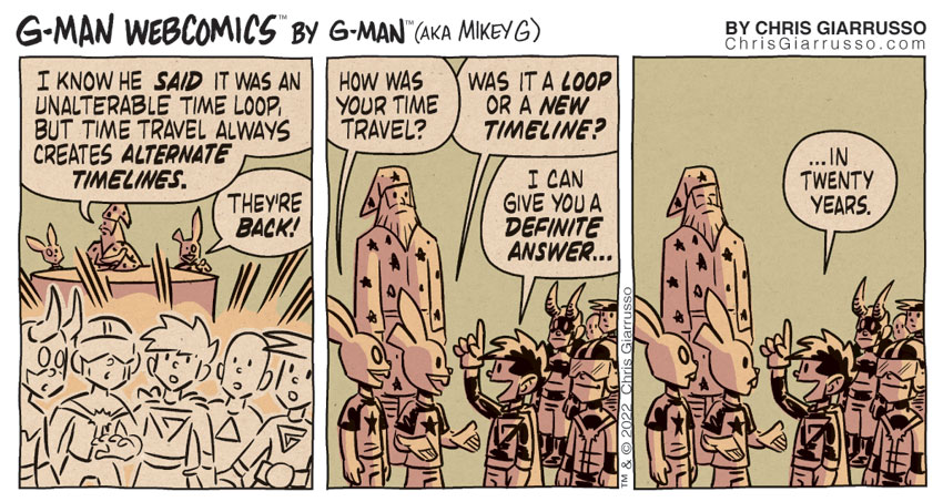 G-Man Webcomics #400: Alternate Timelines
