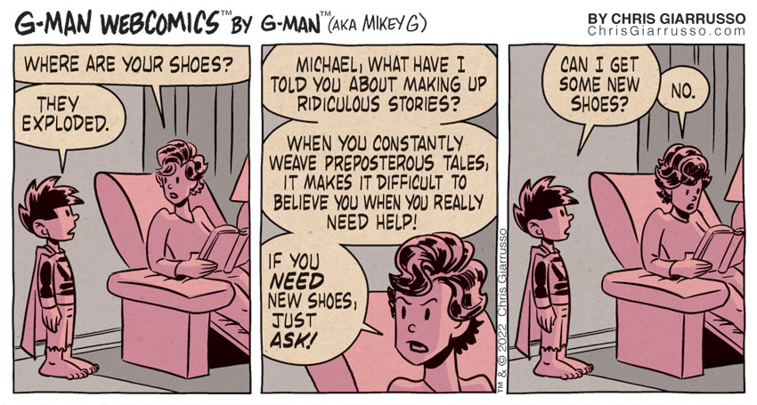 G-Man Webcomics #406: Shoes