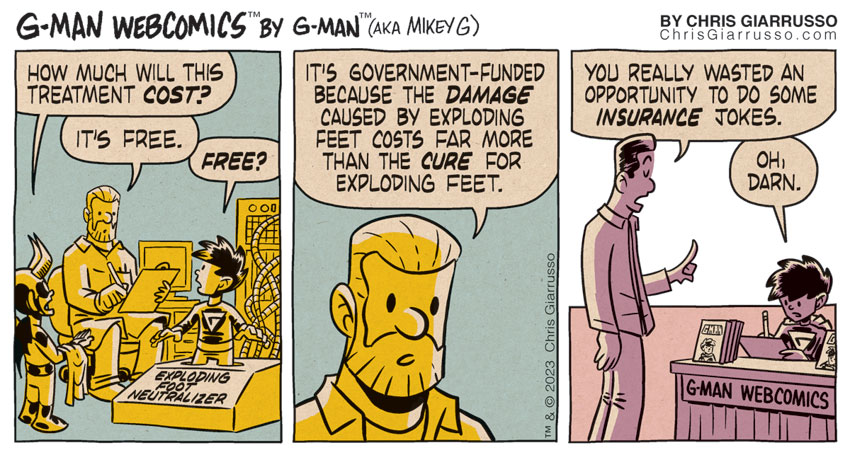 G-Man Webcomics #421: Treatment