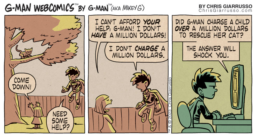 G-Man Webcomics #424: Need Some Help?