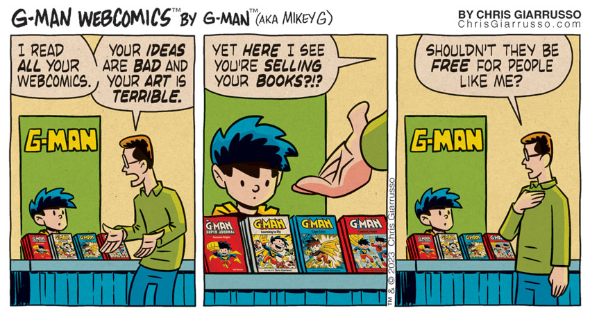 G-Man Webcomics #426: Unclear On The Concept