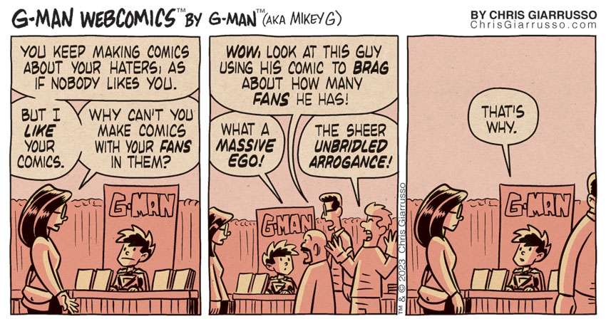 G-Man Webcomics #428: Fans