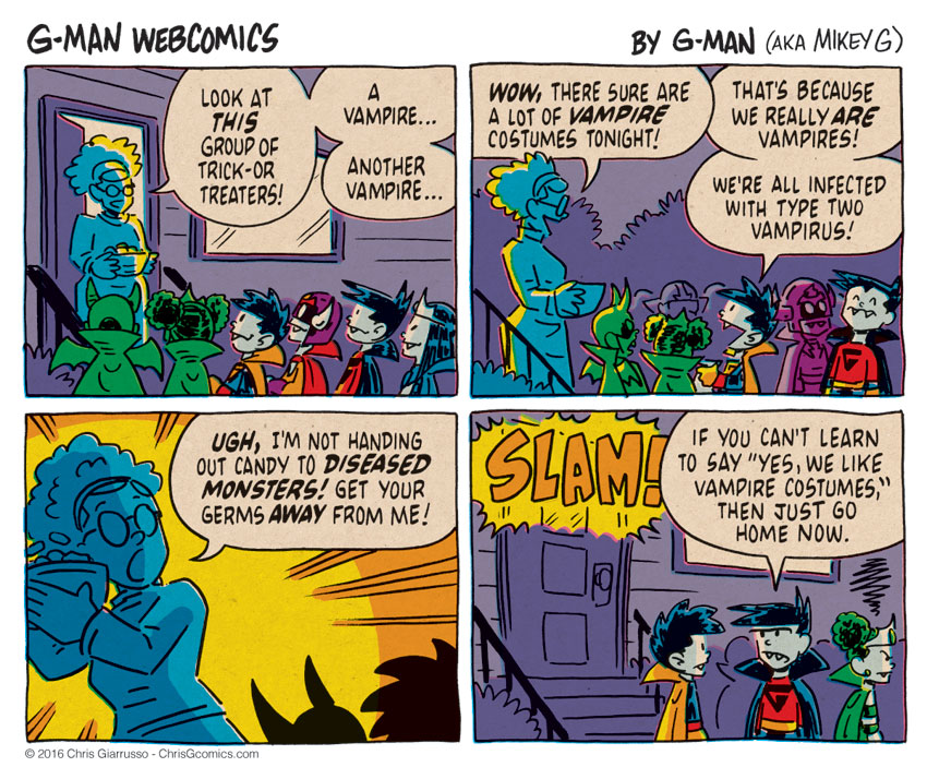 G-Man Webcomics #92: Trick or Treat