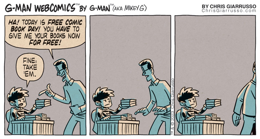 G-Man Webcomics #429: Free Comic Book Day