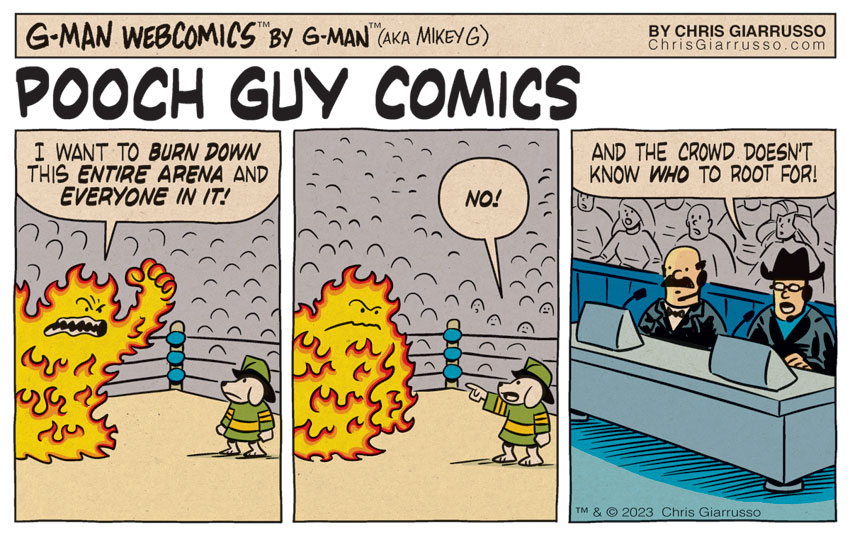 G-Man Webcomics #435: Pooch Guy Comics #3