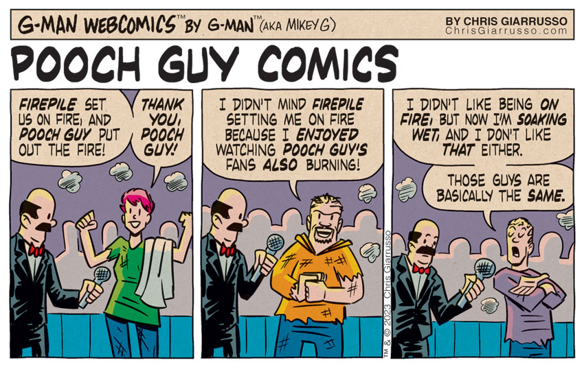 G-Man Webcomics #437: Pooch Guy Comics #5