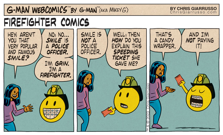 G-Man Webcomics #440: Firefighter Comics #1