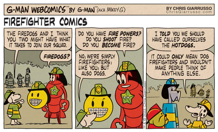 G-Man Webcomics #441: Firefighter Comics #2