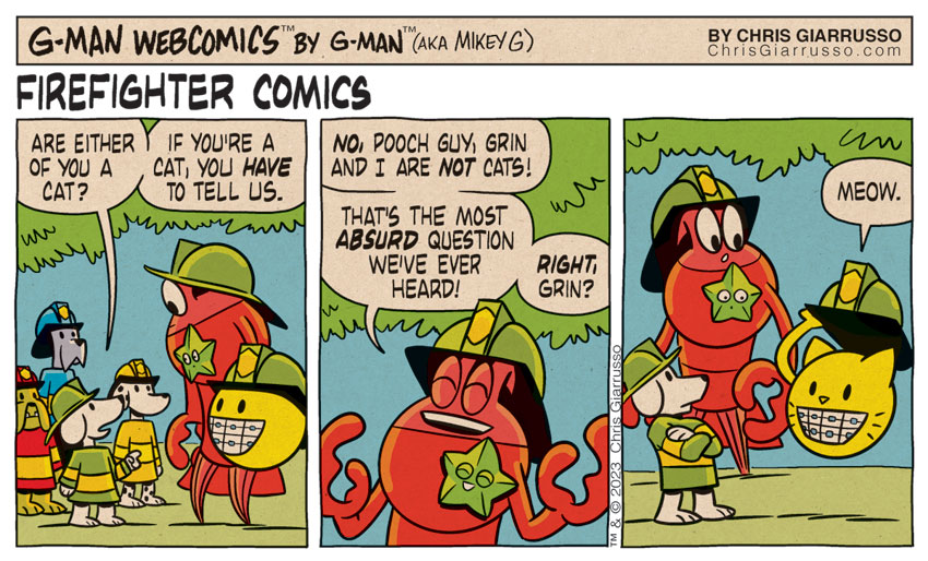 G-Man Webcomics #443: Firefighter Comics #4