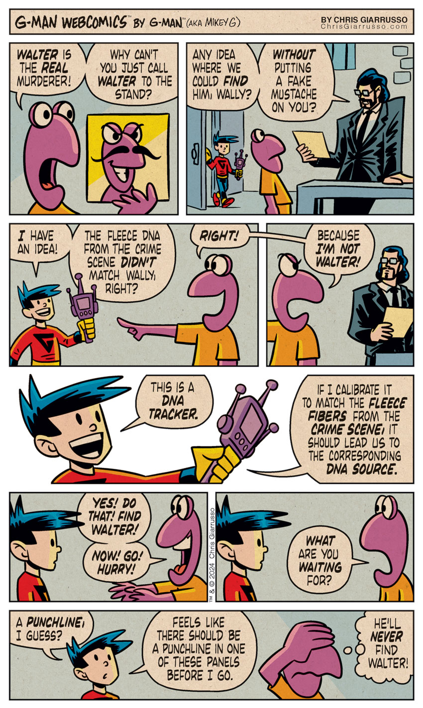 G-Man Webcomics #464: W. Wackiman Trial Part 7